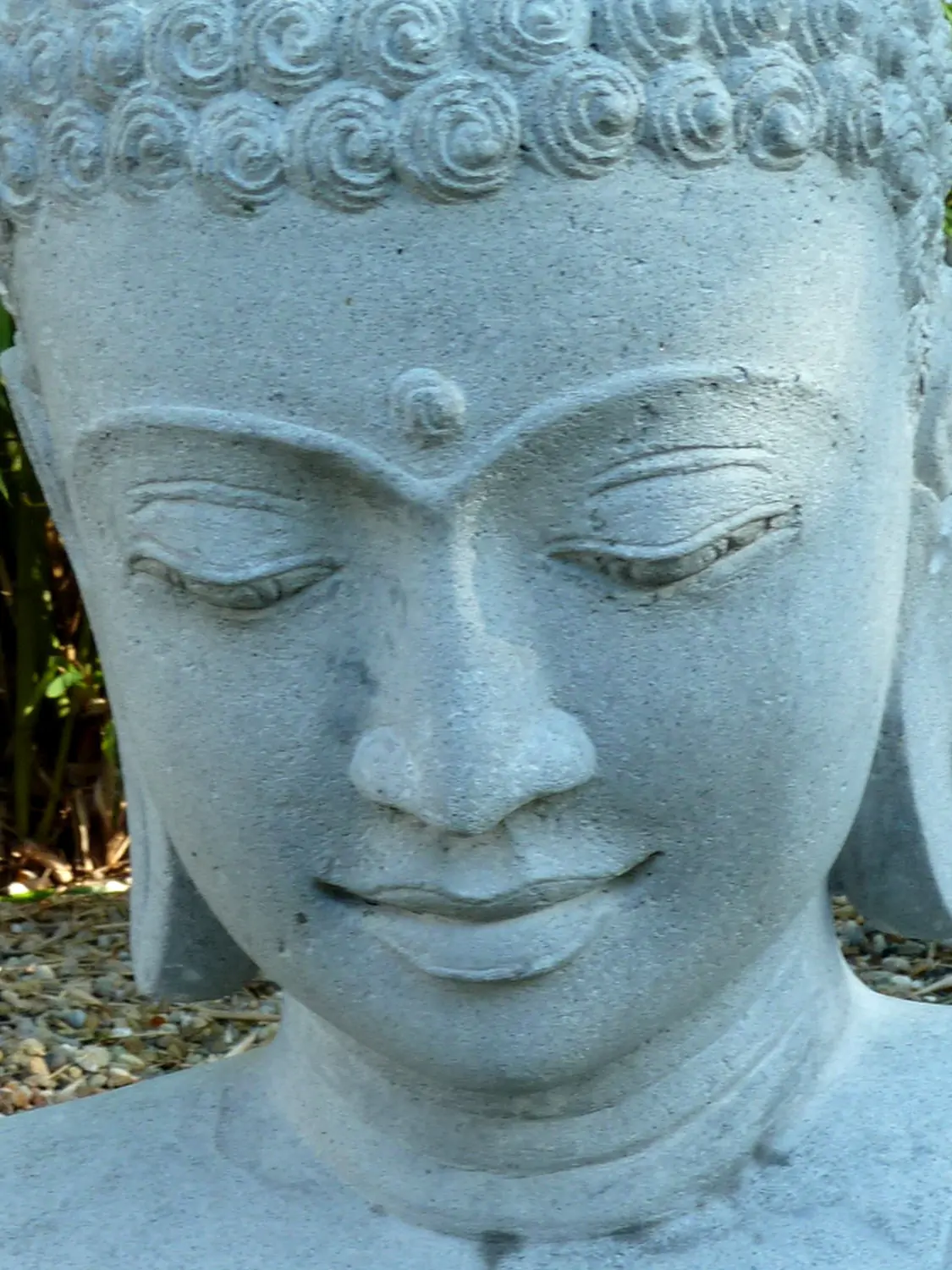  Product image 2 of the product “Buddha Bust, Cast Stone, 75cm Height ”